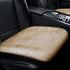 Simple Solid Color  Plush Car Seat Cushion