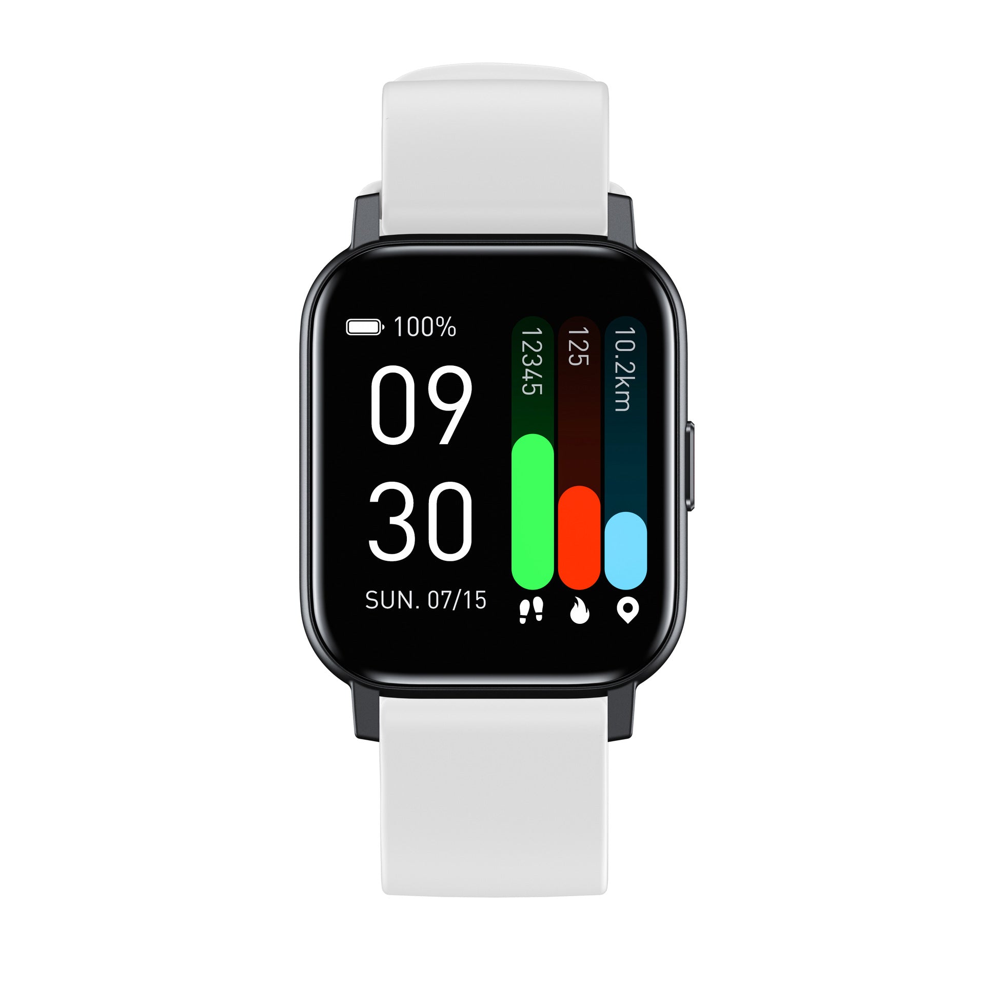 Body Temperature Push Heart Rate Alarm Pedometer Waterproof Smart Watch