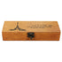 Retro Eiffel Tower Wood Wooden Pencil Pen Case Holder Stationery Storage Box