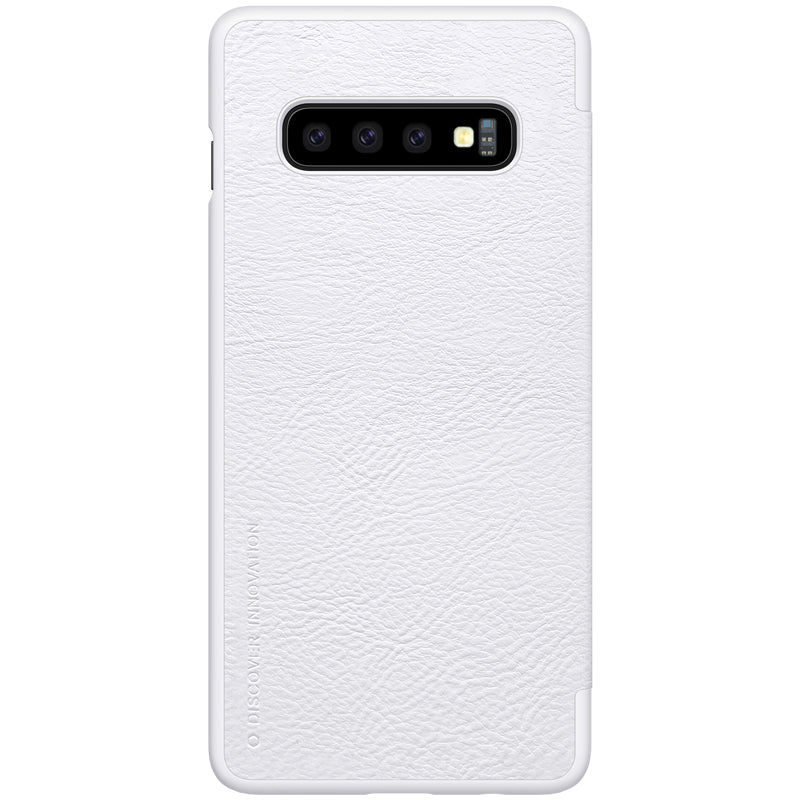 NILLKIN Ultra-Thin Smart Sleep Card Slots Shockproof Flip PU Leather Protective Case For Samsung Galaxy S10 Plus