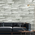 10m Rustic Grey Brick Self Adhesive Wallpaper Home Living Room Decoration Wall Sticker Roll