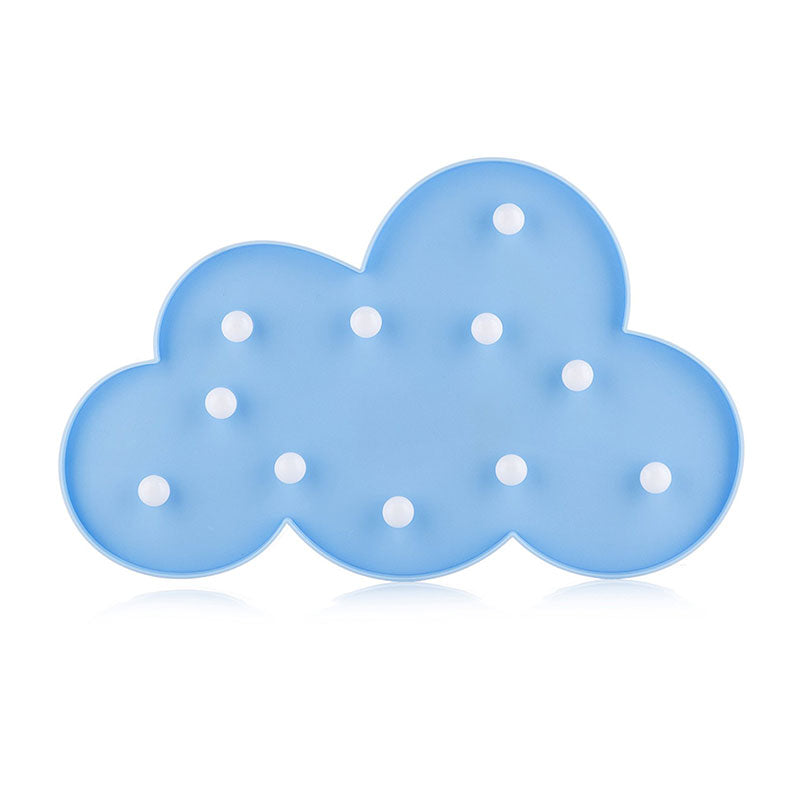 Vvcare BC-NL02 Led Night Light for Kids Moon Star Cloud Bedroom Bedside Lamp Room Party Decorations 