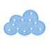Vvcare BC-NL02 Led Night Light for Kids Moon Star Cloud Bedroom Bedside Lamp Room Party Decorations 