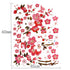 Large Cherry Blossom Flower Butterfly Tree Wall Sticker Art Decal Home Decor