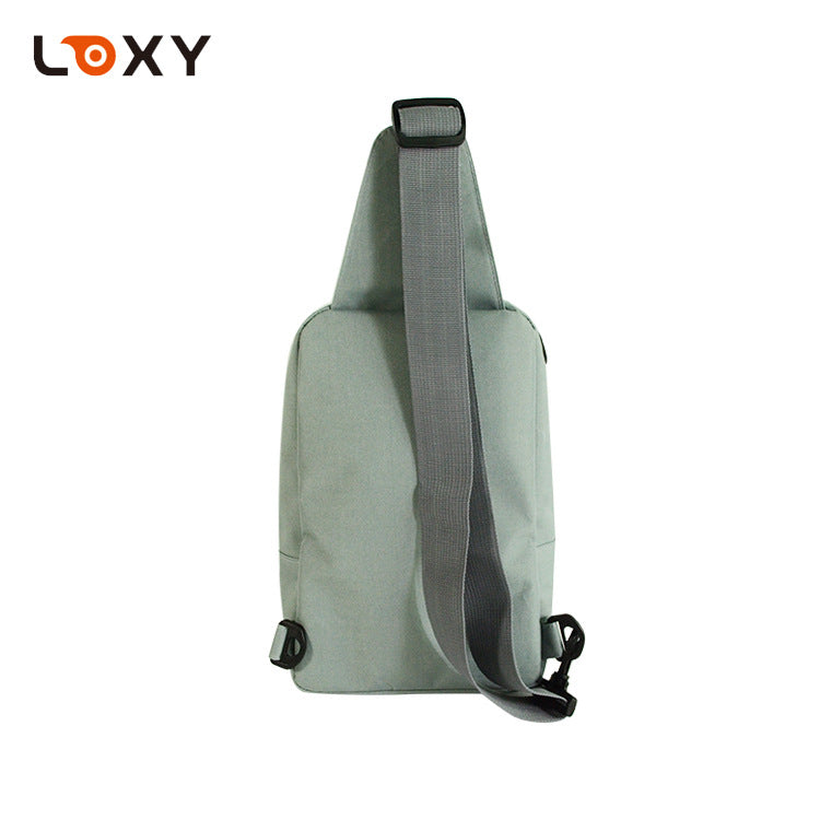 2021 new outdoor men's chest pack 300D Oxford cloth diagonal sports bag multifunctional simple all-match riding package