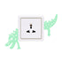 Honana DX-169 Fluorescent Glow Switch Wall Sticker Horrible Crocodile Home Bedroom Decor