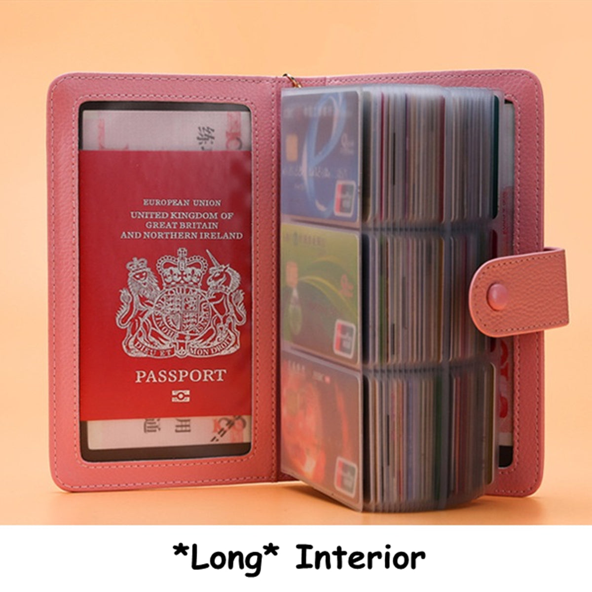 Women Genuine Leather Wallet ID Credit Card Holder Bag Passport Purse Outdoor Travel