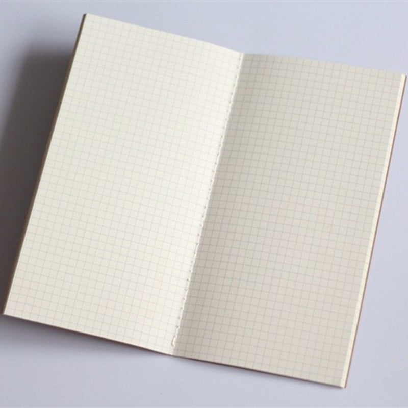 Standard Kraft Paper Notebook Blank Dot Grid Notepad Diary Journal Planner Organizer Filler Paper