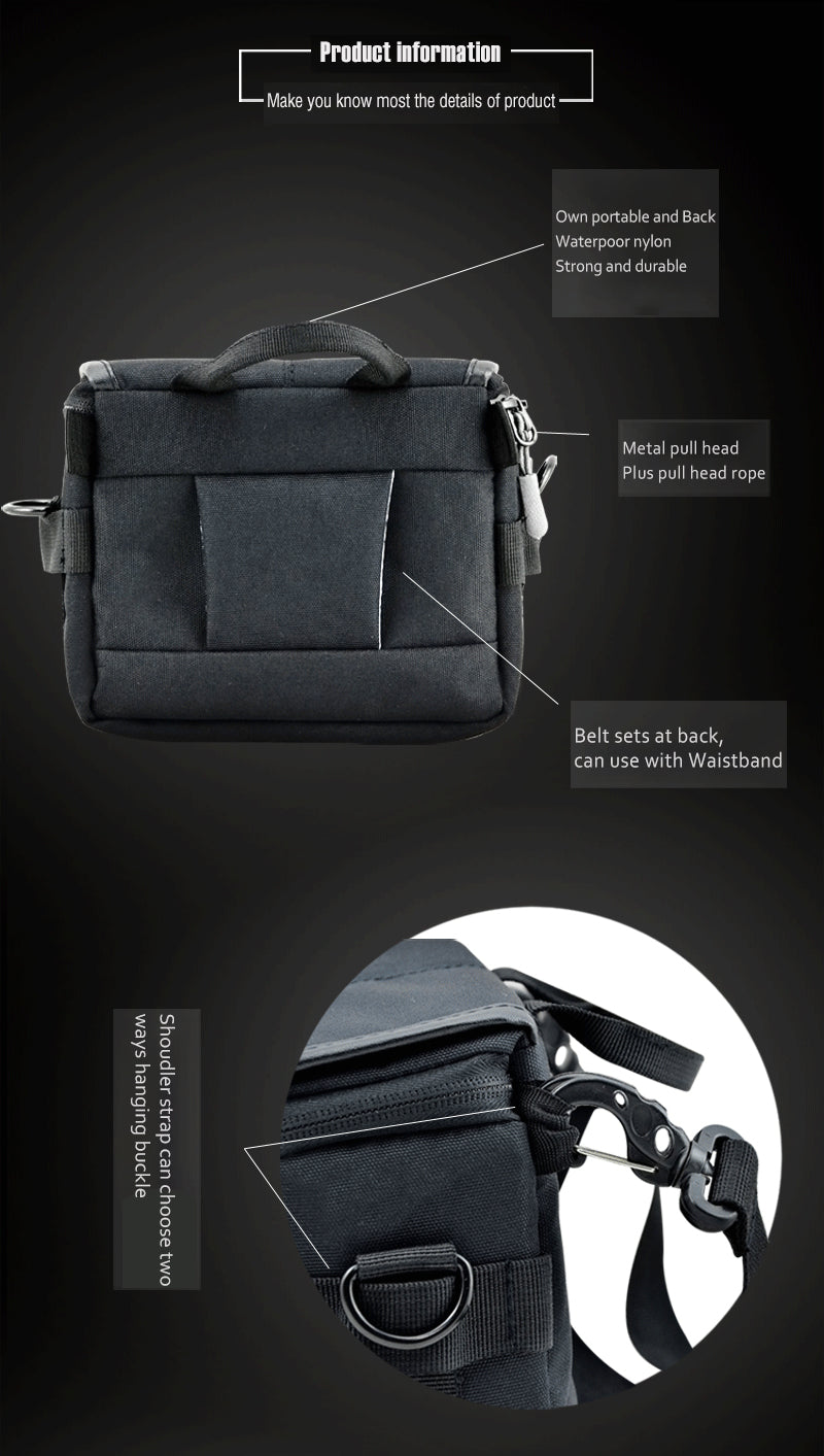 WOLFGANG CJ-012 Fabrics Waterproof Micro Single Camera SLR DSLR Bag