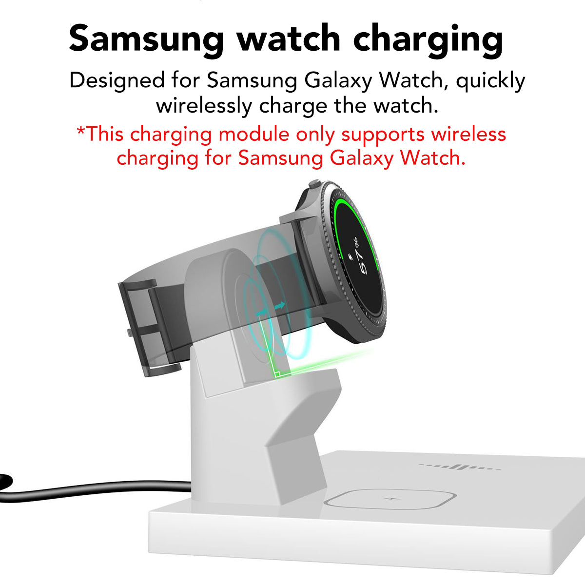 Bakeey 3 in 1 QI Wireless Charger for Samsung Galaxy Note S20 ultra S9 S10 for Galaxy Buds Smart Watch
