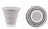 Silicone folding cup