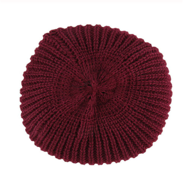 Knitted wool cap
