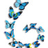 12 Pcs PVC Butterfly Double-Deck 3D Wall Stickers Home Decor Adhesive Wall Decoration