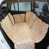 Printed Simple Rear Two-seater Car Mat For Pet Car