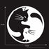 Reflective Personality Cartoon Cat Car Sticker