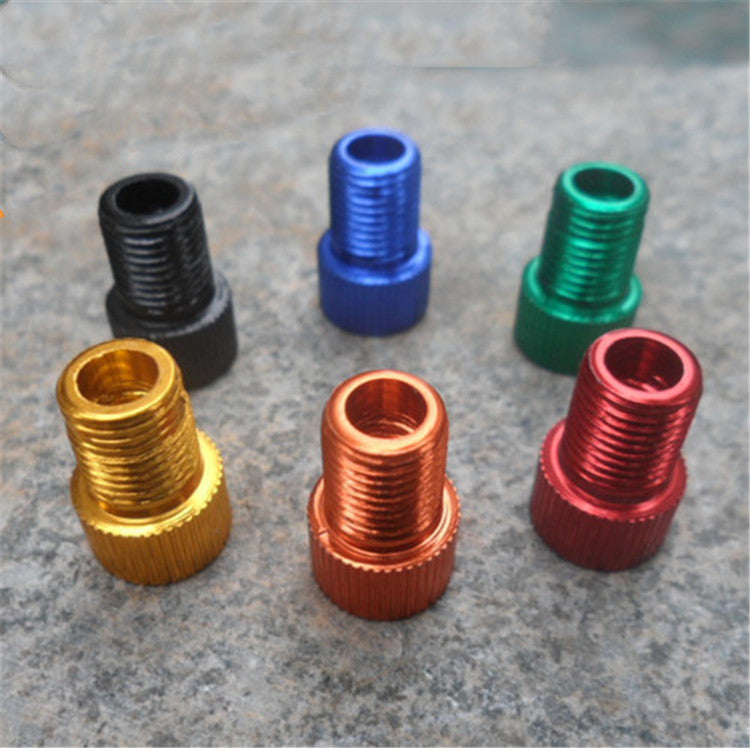 Color aluminum alloy cycling valve adapter
