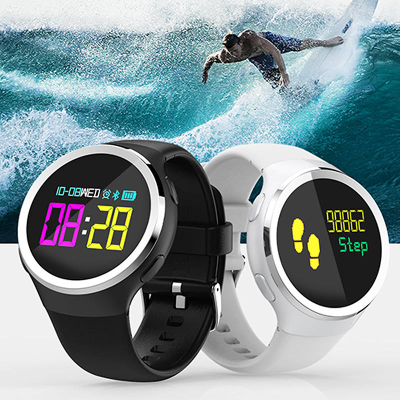 KALOAD  Q69 Color Touch Screen Heart Rate Blood Pressure Monitor Waterproof Sports Wristband