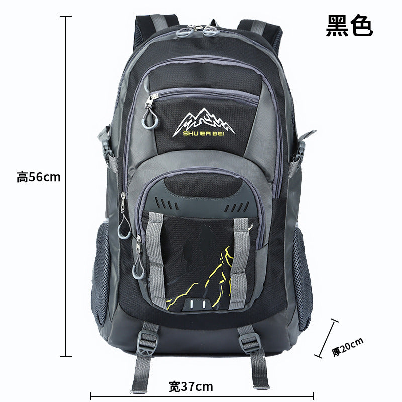 Fashion Travel Backpack, large capacity mountaineering outdoor backpack, men and women leisure computer bag wholesale factory direct sales