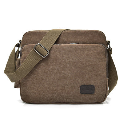 Compatible with Apple, Wholesale new retro canvas bag bag bag men's casual bags Korean satchel multifunction iPad