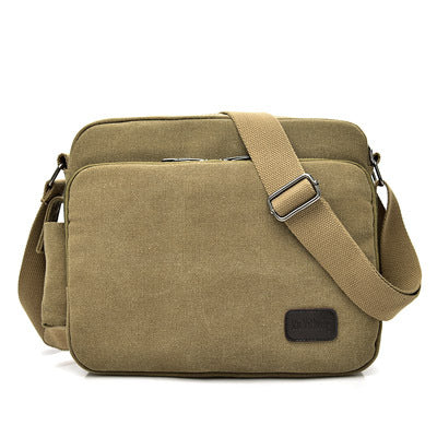 Compatible with Apple, Wholesale new retro canvas bag bag bag men's casual bags Korean satchel multifunction iPad