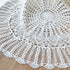 80cm White Hand Crochet Tablecloth Table Runner Desk Cover Topper Pineapple Floral Wedding Decor