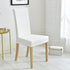 Waterproof Dinning Chair Covers Antidirt Waffle Fabric Seat Covers Stretch Spandex