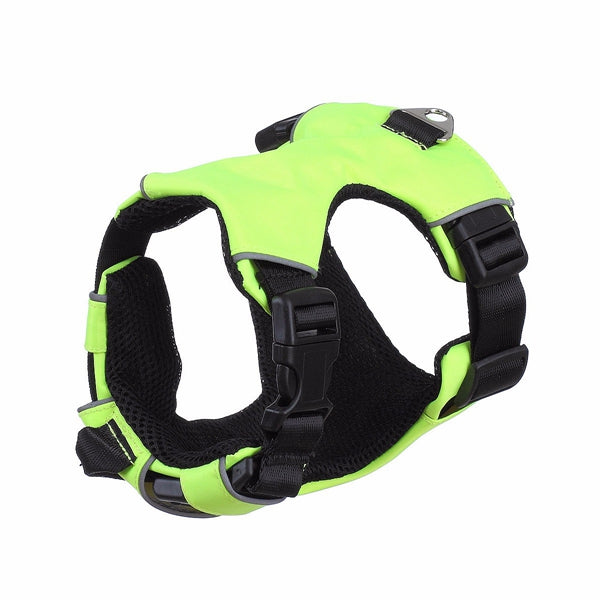 Adjustable Reflective Nylon Pet Dog Puppy Cat Harness Vest Collar Walking Safety