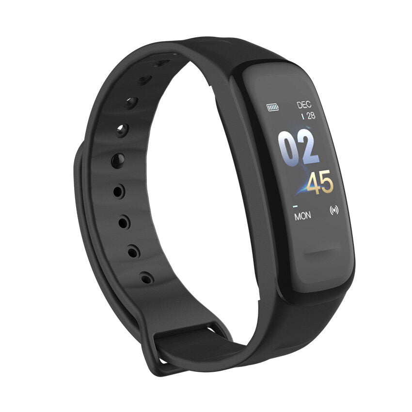 XANES C1 Plus 0.96" Touch Screen Waterproof Smart Watch Heart Rate Monitor Fitness Bracelet Mi Band