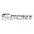 3D SPORT Chrome ABS Car Trunk Badge Emblem Decor Decals Sticker