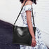 Women Oil Wax Leather Large Handbag Shoulder Girl Travel Bag Messenger Tote