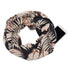 Unisex Hidden Zipper Pocket Flower Print Round Scarf