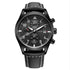 OCHSTIN GQ043B Fashion Leather Strap Men Quartz Watch Luxury Multifunction Business Watch