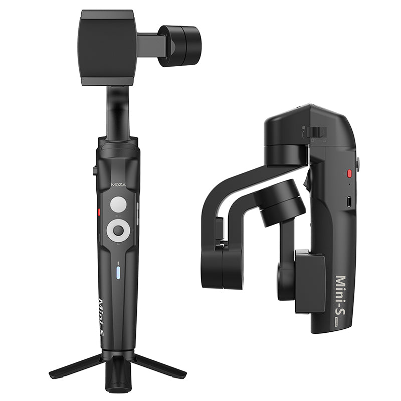 MOZA Mini S Foldable 3-Axis Handheld Gimbal Stabilizer for iPhone X Samsung S8 Huawei P30 Smartphone GoPro