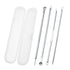Acne Needle Set 4PCS Blackhead Acne Remover Extractor Pimple Comedone Removal Tool Kit for Facial Care Skin