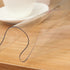 Wipe Clean Transparent Tablecloth Mat PVC Glass Effect Table Protection Cover