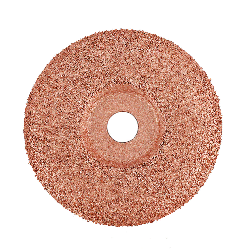 Drillpro 4 Inch Tungsten Carbide Coating Wood Carving Disc Shaping Disc for Angle Grinder