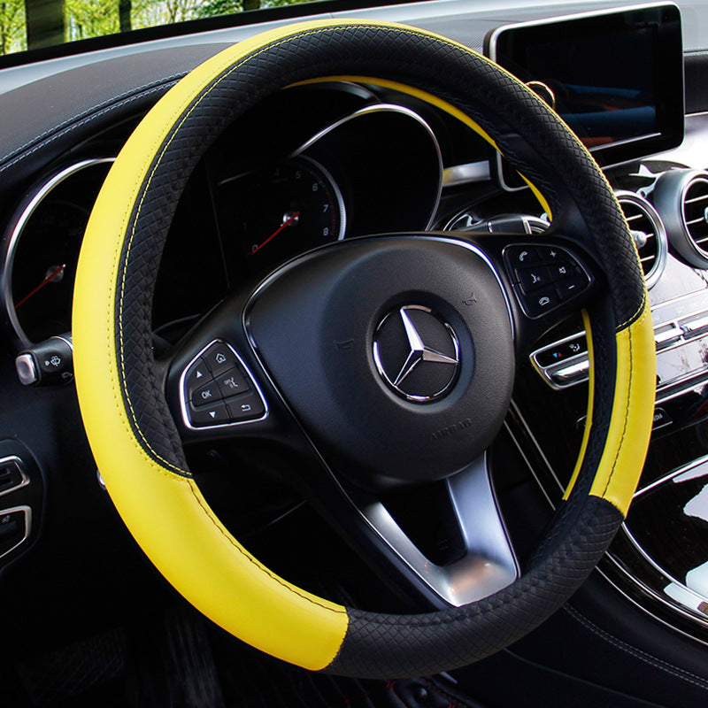 Multi-color embossed car handle cover