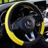 Multi-color embossed car handle cover