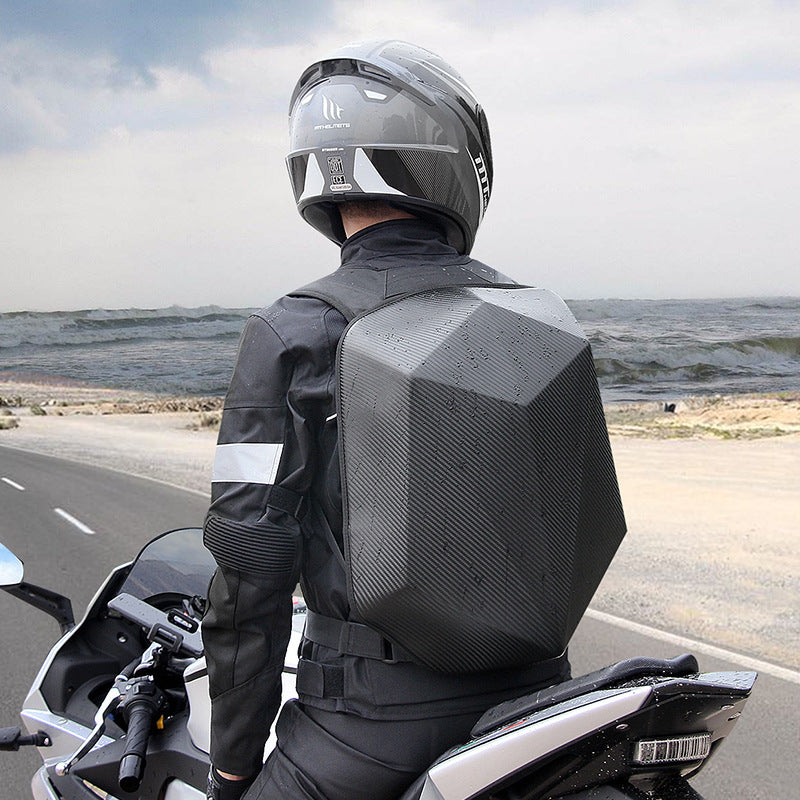 Motorcycle riding backpack