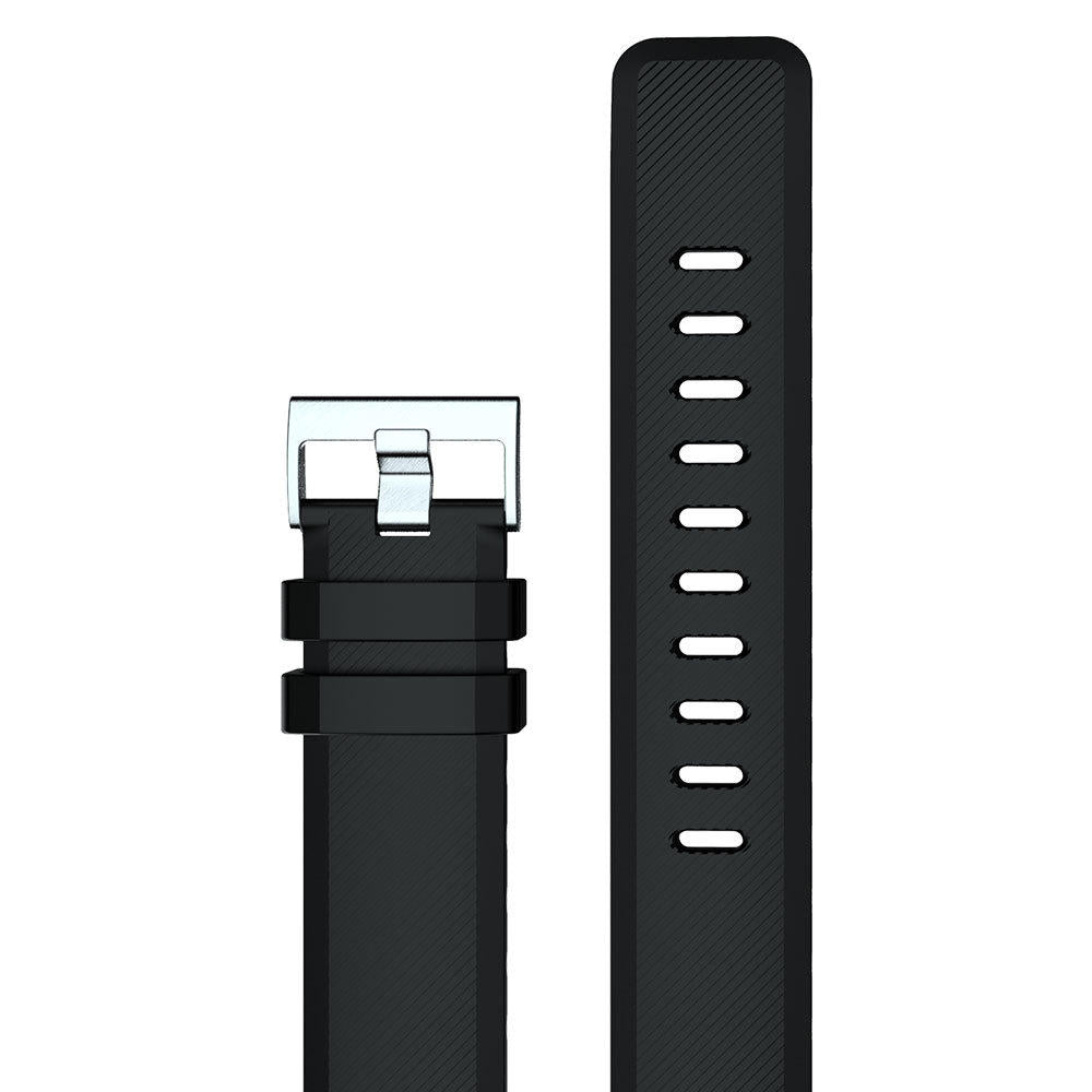 LOKMAT 120MM+85MM 22mm TPU Watch Band Universal Sport Watch Strap Replacement for LOKMAT Smart Watch