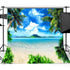5X7ft Vinyl Sunshine Sea Beach Photography Backdrop Background Studio Photo Prop