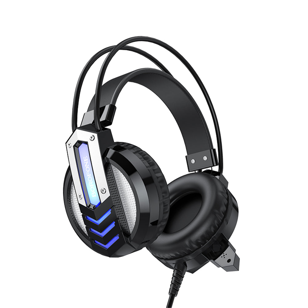 BOROFONE BO100 Over-Ear Wired Gaming Headphone Noise Cancelling Hifi Headsets With Mic for PC Computer