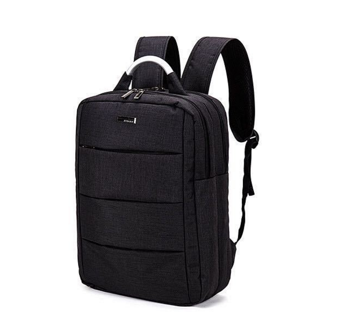 New business fashion backpack, men's outdoor backpack, Oxford cloth, pure color laptop travel bag