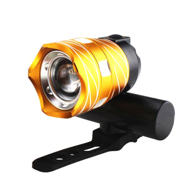 XANES ZL01 800LM T6 Bicycle Light Three Modes Zoomable Night Riding USB Rechargeable Waterproof