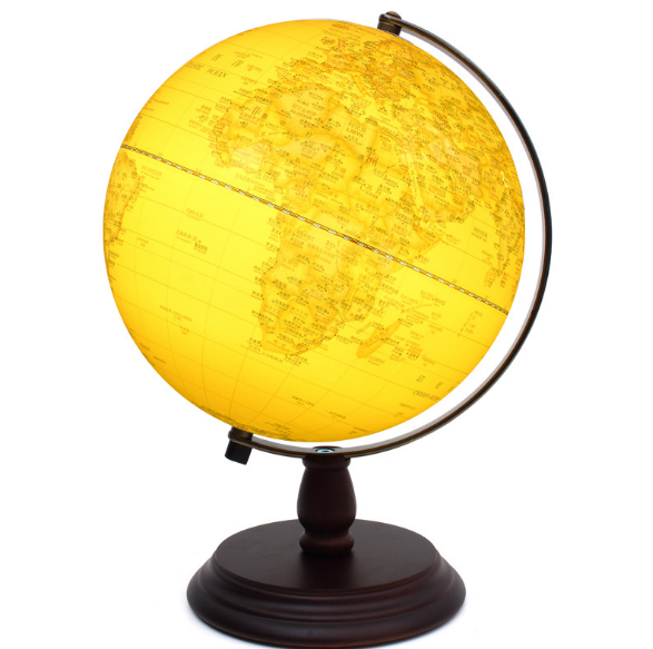 20CM Stereo Anaglyph Globe Taiwan Antique Retro Special Ornaments With High Quality 25CM Students Study