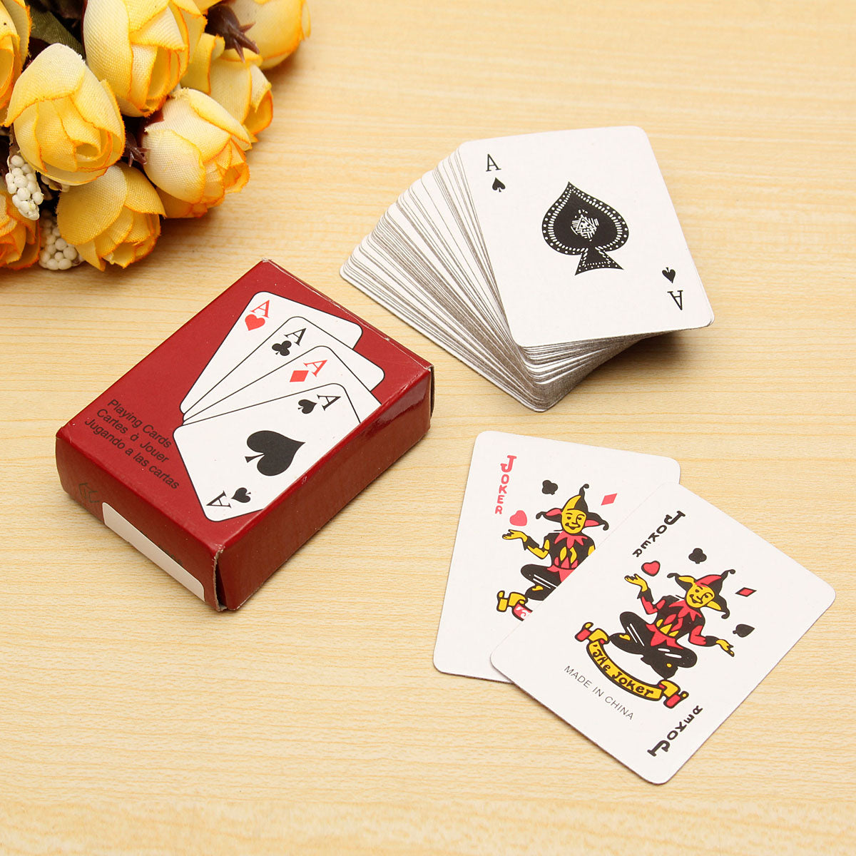 Small Mini Miniature Travel Pocket Playing Poker Cards  