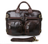 Men's Business Series Personality Men's Leather Tote Messenger Bag Backpack