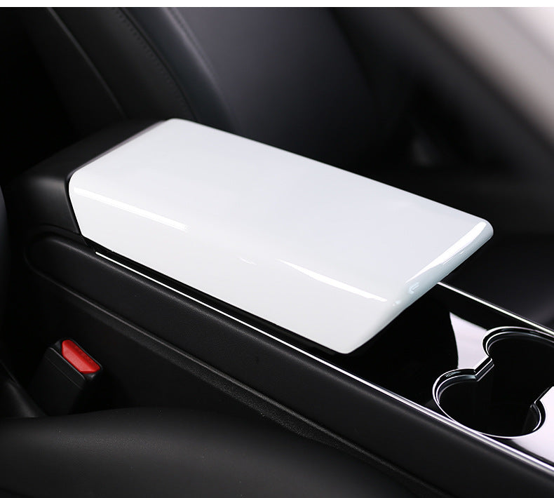 Suitable For Tesla Central Control Armrest Box Cover