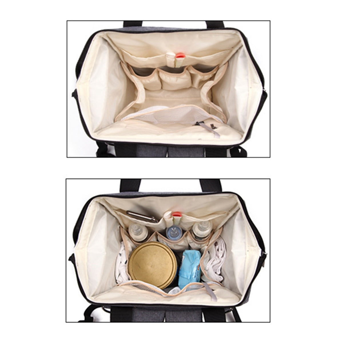 Men Women Diaper Bag Large Capacity Travel Backpack