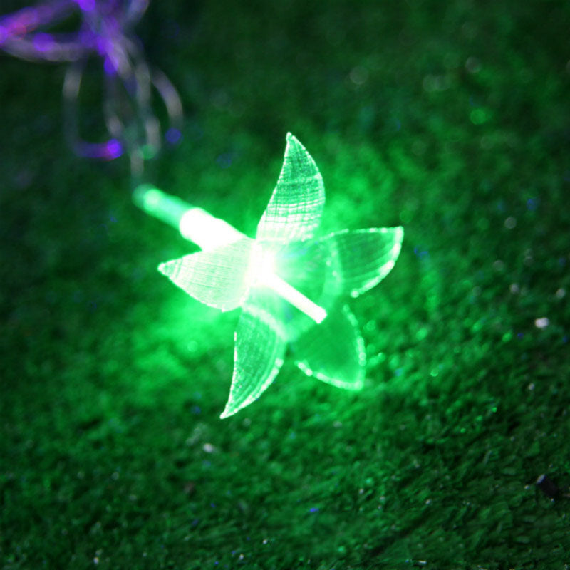KCASA CSL-1 33FT 38LED Gardening LED String Light Autochromic Colorful Lily Wedding Patio Decoration